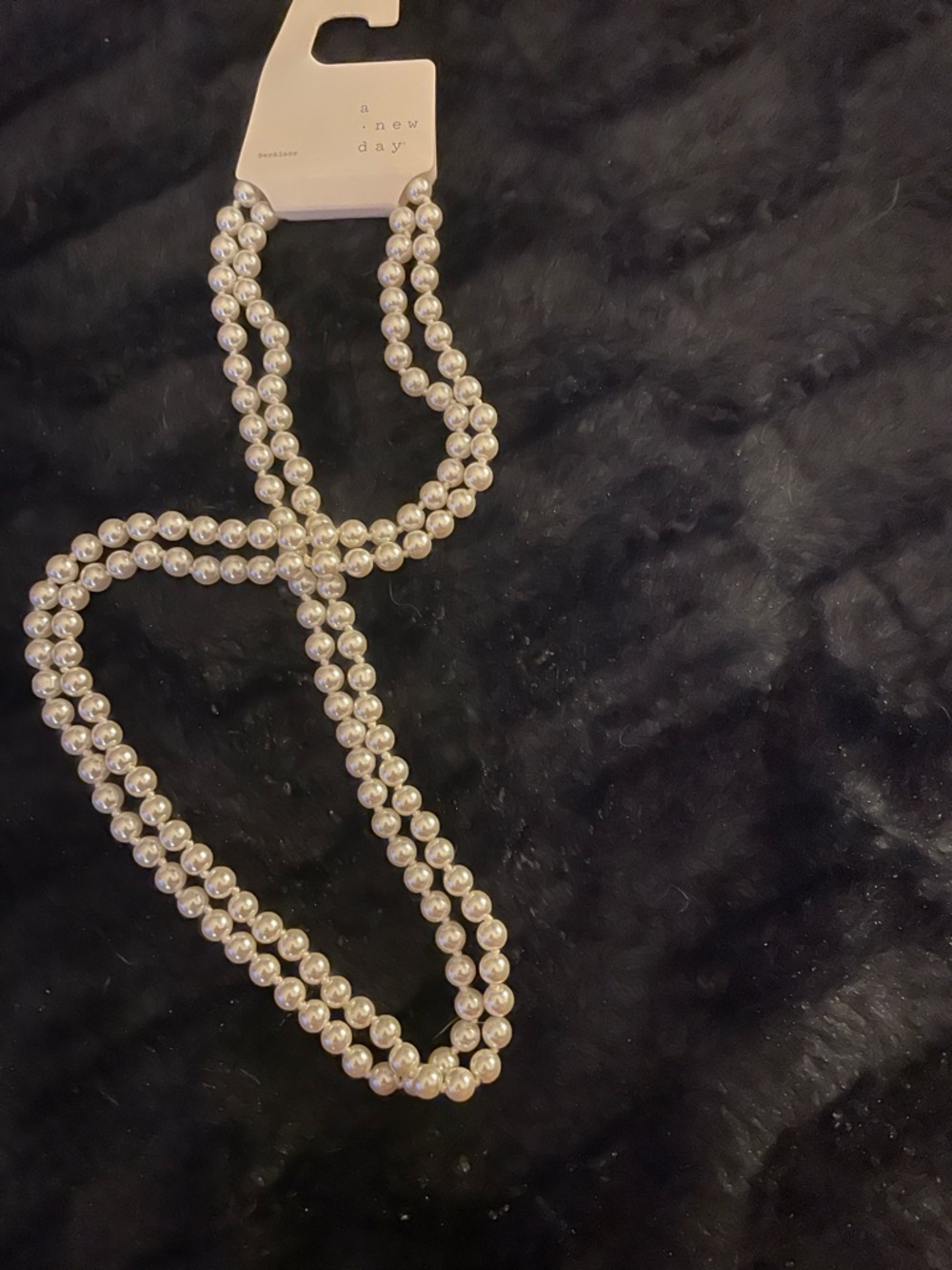 A new day Ivory Faux Pearl Double Strand Necklace - Picture 2 of 8